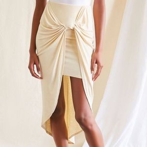 Forever 21 Twist Midi Skirt
